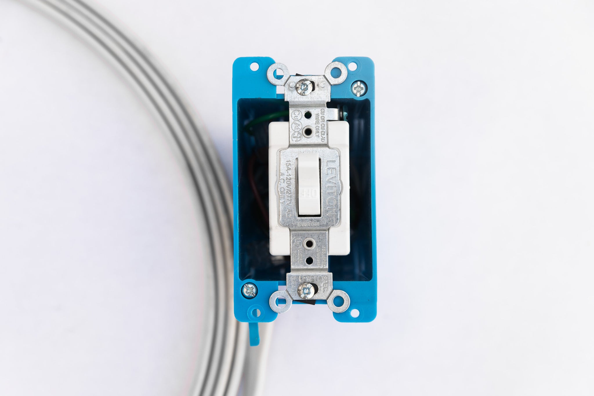 Toggle 20 Amp Light Switch Installation Kit